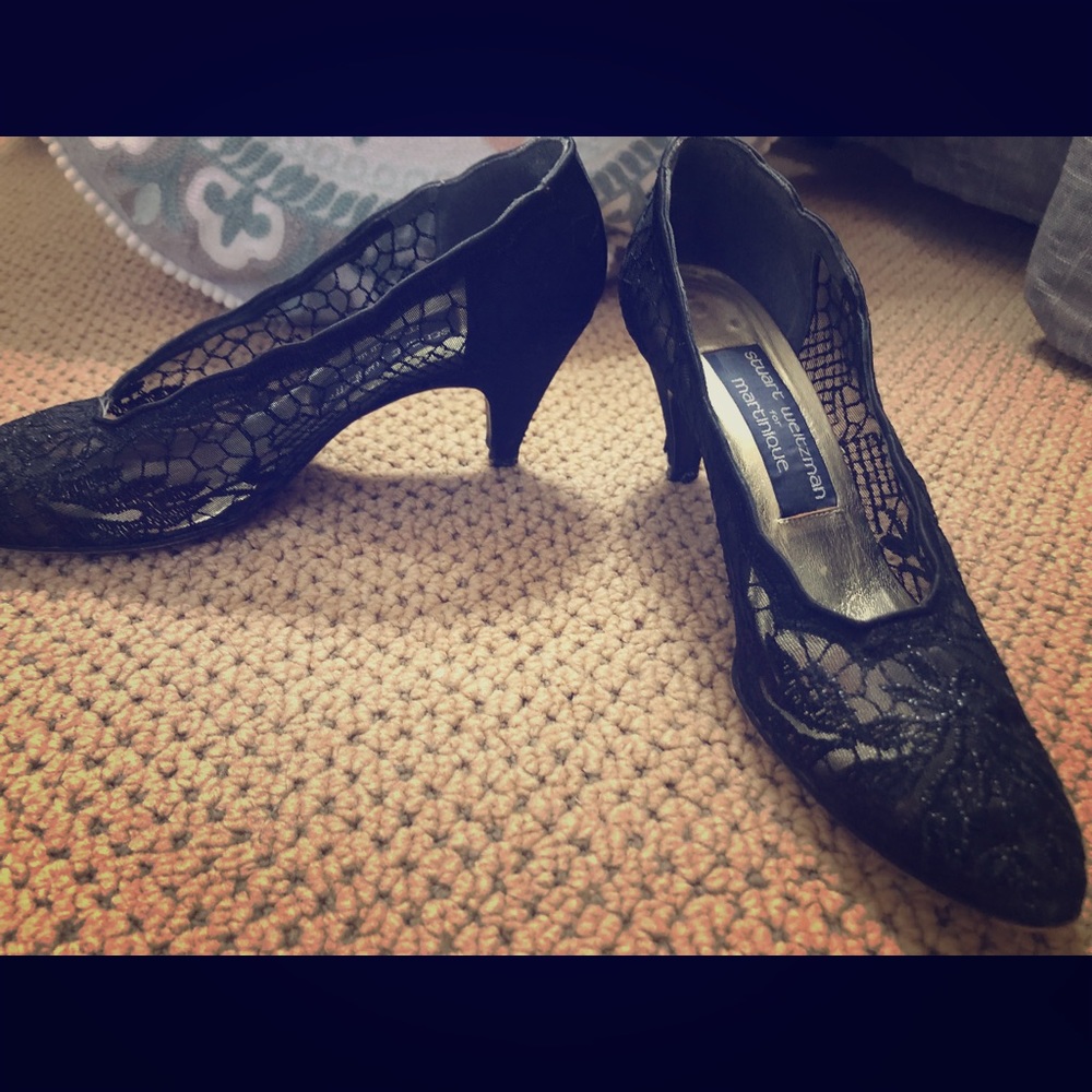 Stuart Weitzman Black cocktail shoes
